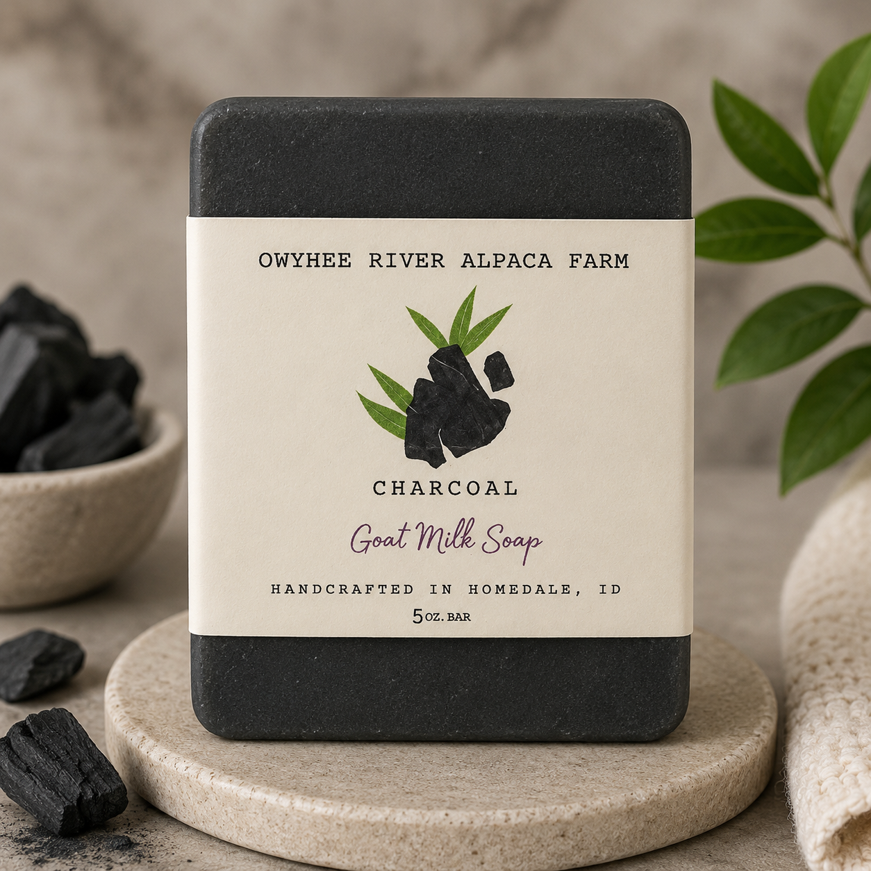 Charcoal Goat Milk Soap